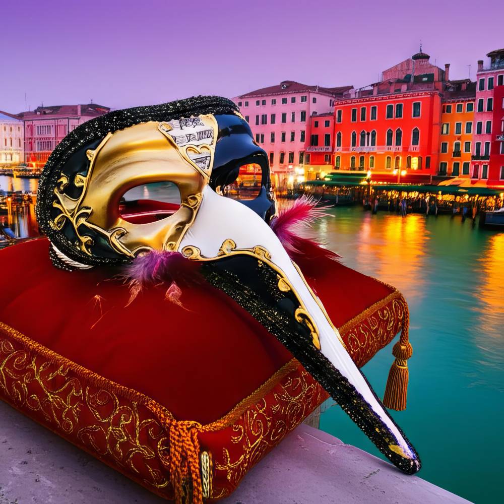 Masque Vénitien Long Nez