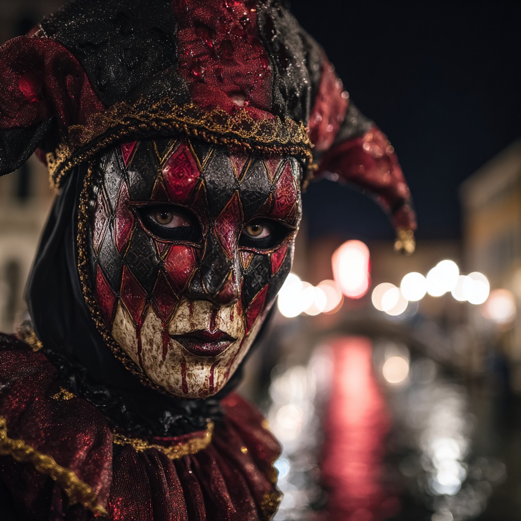 Les Masques Arlequins de Venise : du théâtre de rue à l'art du carnaval