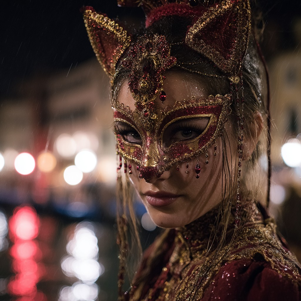 Les Masques Chats dans le Carnaval de Venise : une silhouette entre ombre et légende