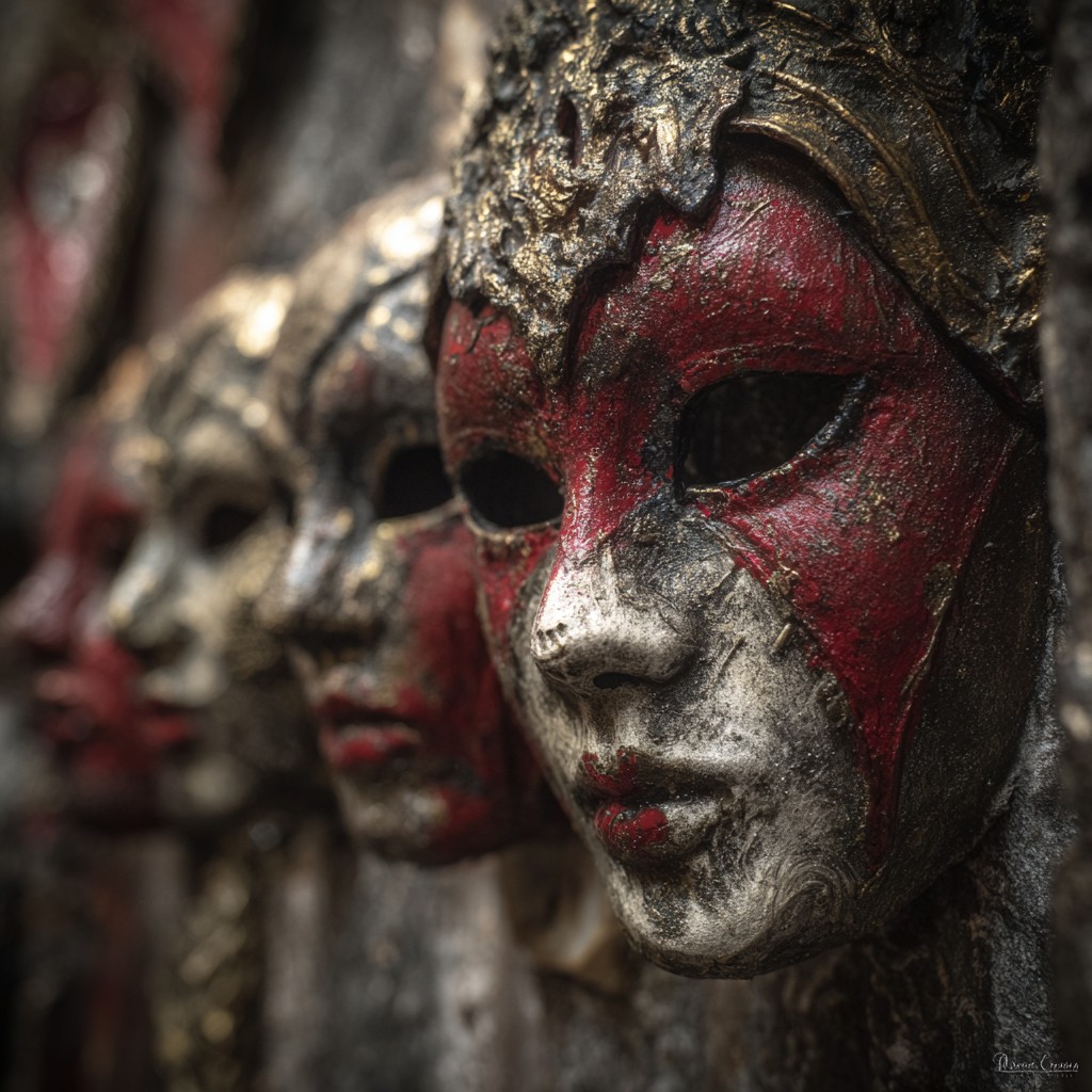Les Masques Vénitiens Visages : Entre Tradition Carnavalesque et Art Décoratif